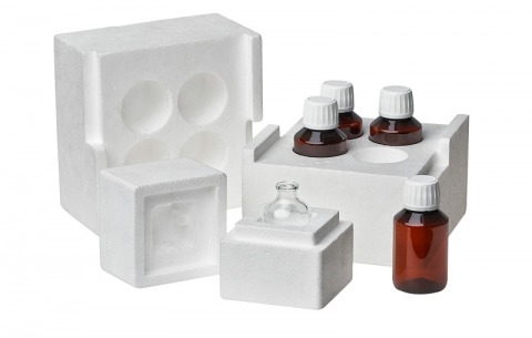 โฟมบรรจุผลิตภัณฑ์ที่ทำจากแก้ว